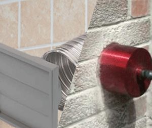 Cutting hole in wall