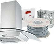 New cooker hood installation