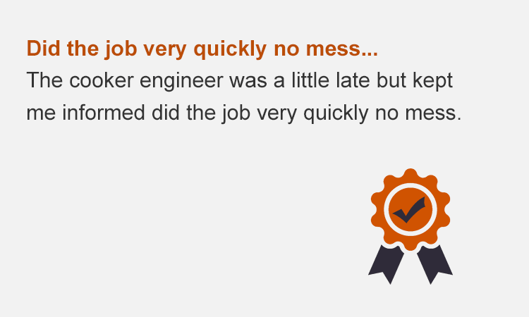 Electric cooker Installation